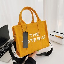 The Tote Bag Women&#39;s Bag New Fashion Printed Letter Canvas Handbag Brand Shoulde - £27.07 GBP