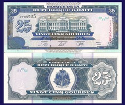 Haiti P266a, 25 Gourde, Palace of Justice, Port-au-Prince, see UV, 2000 UNC - £2.43 GBP