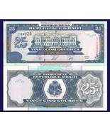 Haiti P266a, 25 Gourde, Palace of Justice, Port-au-Prince, see UV, 2000 UNC - $3.11