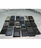 Lot of 18 Vintage Scientific Calculators Texas Instruments Sharp Casio A... - $47.50