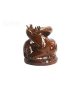 Giraffe Circle of Love West African Marina Wood Hand Carved Wildlife Centerpiece - $199.00
