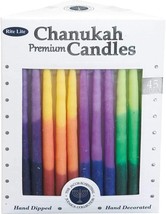 Rite Lite Premium Chanukah Menorah Candles 45 Pack Tri-Color New - $10.27