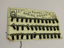 Vintage Spring Hooks , Trade LA POUPE Mark, England - £5.81 GBP