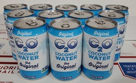 12 Cans C2O Original Coconut Water, 10.5 FL OZ 12 Pack Can - £19.97 GBP