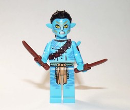 Minifigure Custom Toy Colonel Quaritch Avatar The Way of Water Movie Na&#39;vi - £5.29 GBP