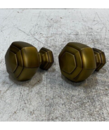 2 Qty of Kirsch Grotto Finials for Drapery Rods 3&quot; OD 3-3/4&quot; Length (2 Q... - €42,25 EUR