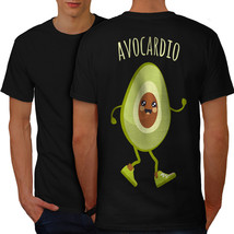Avocado Cardio Run Shirt Funny Men T-shirt Back - $12.99