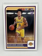 2023-24 NBA Hoops Jalen Hood-Schifino RC Rookie Base #238 Los Angeles Lakers - £1.51 GBP