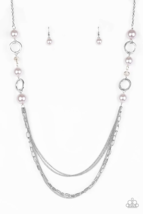 Paparazzi It’s About Showtime Silver Necklace - New - $4.50