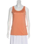 Helmut Lang Vintage Archival Coral Pink Lace Up Cut Out Side Tank Top 46 L - €85,69 EUR