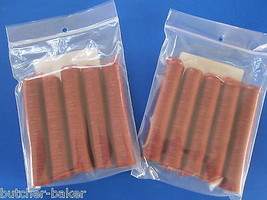 19 mm Snack Stick CASINGS for 46 lbs Edible BEEF Collagen slim pepperoni sausage - £29.57 GBP