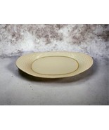 Lenox USA Oval Basket Weave Bread Serving Tray with Gold Trim Holiday Pl... - $22.49