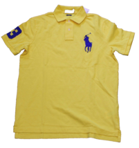 New Polo Ralph Lauren Classic Fit Big Pony Polo Shirt Yellow - Size Small - £35.61 GBP