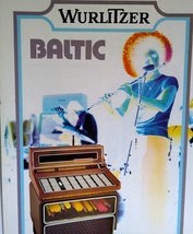 Wurlitzer Baltic Jukebox Flyer Original Phonograph Music Art 8.25&quot; x 11.5  - £17.49 GBP