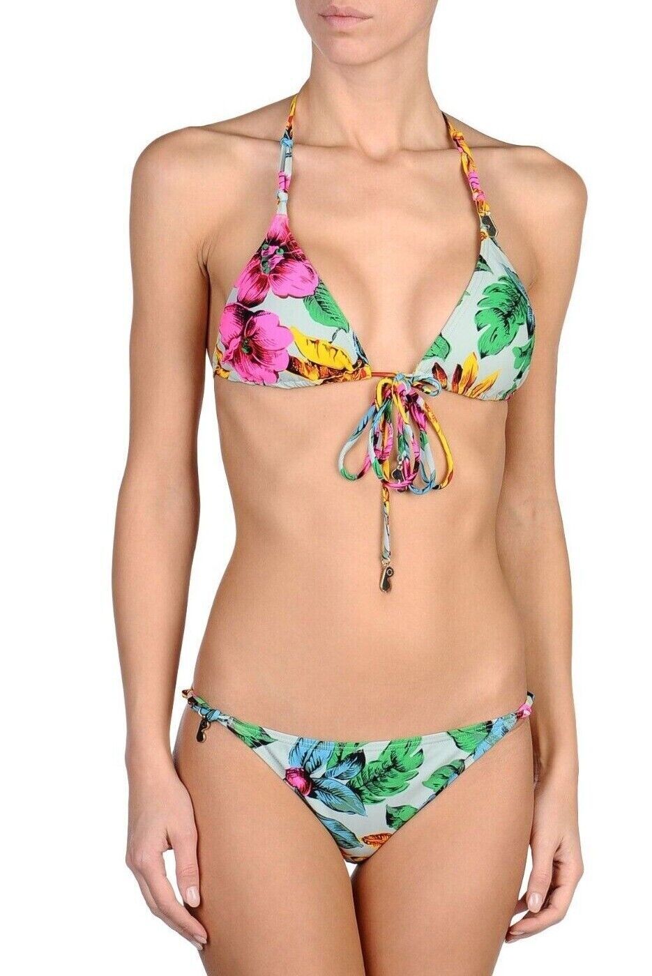 MARC JACOBS 2PC BIKINI SWIMSUIT HAVANA FLORAL DUSTY SAGE BATHING SWIM LNWT! - $59.99