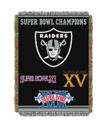 NFL Las Vegas Raiders Commemorative Series 3x Champs Tapestry - $44.99