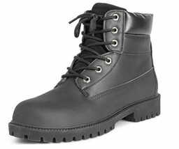 STEELMAN ~ Men&#39;s Tim Steel Toe Leather Work Boot ~ Durable Ankle, Rubber Sole - £47.97 GBP