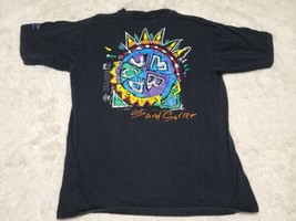 90s Umbro Sand Soccer L T-Shirt Made USA Black 2-Sided Single-Stitch  VT... - £11.02 GBP