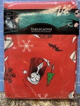 The Nightmare Before Christmas Jack Skellington 70&quot; Round Vinyl Tablecloth NEW - £11.09 GBP