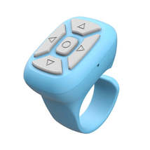 S18 Portable Smart Wireless Bluetooth Ring Remote Control(Blue) - £8.69 GBP