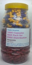 Anaemia DH Herbal Capsules 1000 Caps NGO Pack for Free Distribution - $18.50