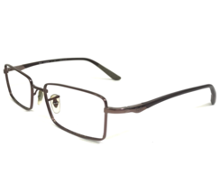Ray-Ban Eyeglasses Frames RB8705 1107 Brown Titanium Rectangular 52-17-140 - £51.29 GBP