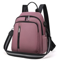 2021 new fashion trendy nylon cloth ladies backpack large capacity all match school bag thumb200