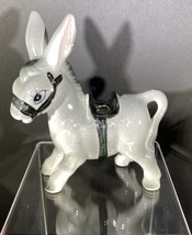 Vintage Japan &quot;Donkey/ Mule Figurine&quot; Ceramic Glaze Toothpick Pen Pencil Holder - £7.41 GBP
