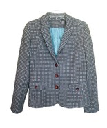 Liz Claiborne Grey Blue Jacket Wool Blend Size 8 - $666.89 MXN