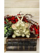 Loving Hugs Elephant Couple Figurine With Heart Shaped Trunks Anniversar... - $372.98 MXN