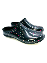 Western Chief Classic Garden Clog- Carbon Black/ Dazzling Dots, US 8 - £17.06 GBP