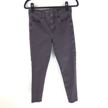 American Eagle Womens Jeans Hi-Rise Jegging Dark Purple Stretch 4 Short - £11.58 GBP