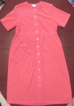 The Tog Shop Women&#39;s Maxi Dress Short Sleeve Size Large Pink Button Front NWOT - £11.71 GBP