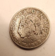 1968 Mexico 50 Centavos Coin - $9.75