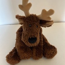 Hallmark Reindeer Bell Collar Plush Stuffed Animal 12&quot;  Sparkle Floppy B... - £14.76 GBP