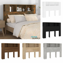 Modern Wooden Double Size 140cm Headboard Bed Storage Cabinet With Storage Shelf - £65.32 GBP+