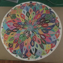 Colorful Mandala Round 1000 Piece Puzzle LMC Products 27 inches 68cm Com... - £19.51 GBP