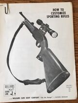 1970 Williams Gun Sight Company Guide To Customizing  Sporting Rifles - €6,18 EUR 1970 Williams Gun Sight Company Guide To Customizing  Sporting Rifles - €6,18 EUR