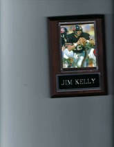 JIM KELLY PLAQUE HOUSTON GAMBLERS FOOTBALL - $3.95