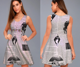 Genesis The Lamb Lies Down On Broadway Vibrant Sublime Print A line Dress - $24.97+