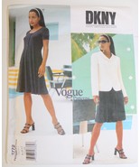 VOGUE 1772 Designer DKNY Jacket Knit Dress Sewing Pattern ~ 8-10-12 ~ NEW - $19.82
