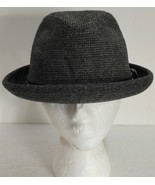 Vintage Mens Stetson Dark Gray Tweed Fedora 7 3/8 Hat - $720.09 MXN