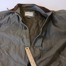 Orvis Classic Collection Men’s Green Cotton Blend Button Pockets Jacket Size 2XL image 4