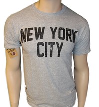 NYC Factory Unisex T-Shirt Distressed Screenprinted Gray Lennon Tee Nyc ... - £9.85 GBP+