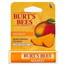 Burt&#39;s Bees Moisturizing Lip Balm MANGO 100% Natural Beeswax 0.15 oz Each - £7.88 GBP