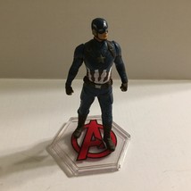 Official Marvel Avengers Captain America About 3&quot; Plastic Figurine - $11.66
