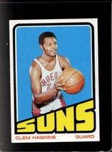 1972-73 Topps #72 Clem Haskins Nmmt (Wax) Suns Nicely Centered *XR18682 - £5.39 GBP
