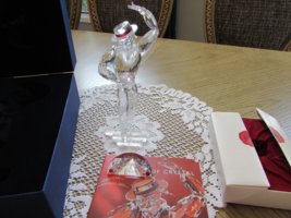 SWAROVSKI SCS CRYSTAL FIGURINE ANTONIO MAGIC OF DANCE BOXED PLAQUE COA - $135.58