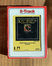 Kenny Rogers &amp; Dottie West Classics 8 Track Cartridge  Sealed - £12.64 GBP