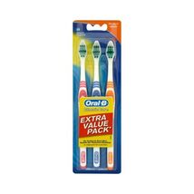 Oral-B Basics Adult 35 Medium Manual Toothbrush 3-Pack  - $18.00